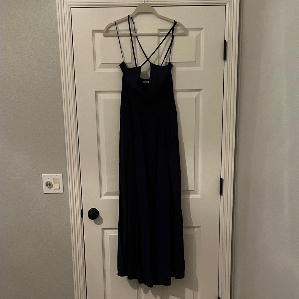 Abercrombie & Fitch Dark Blue Maxi Dress